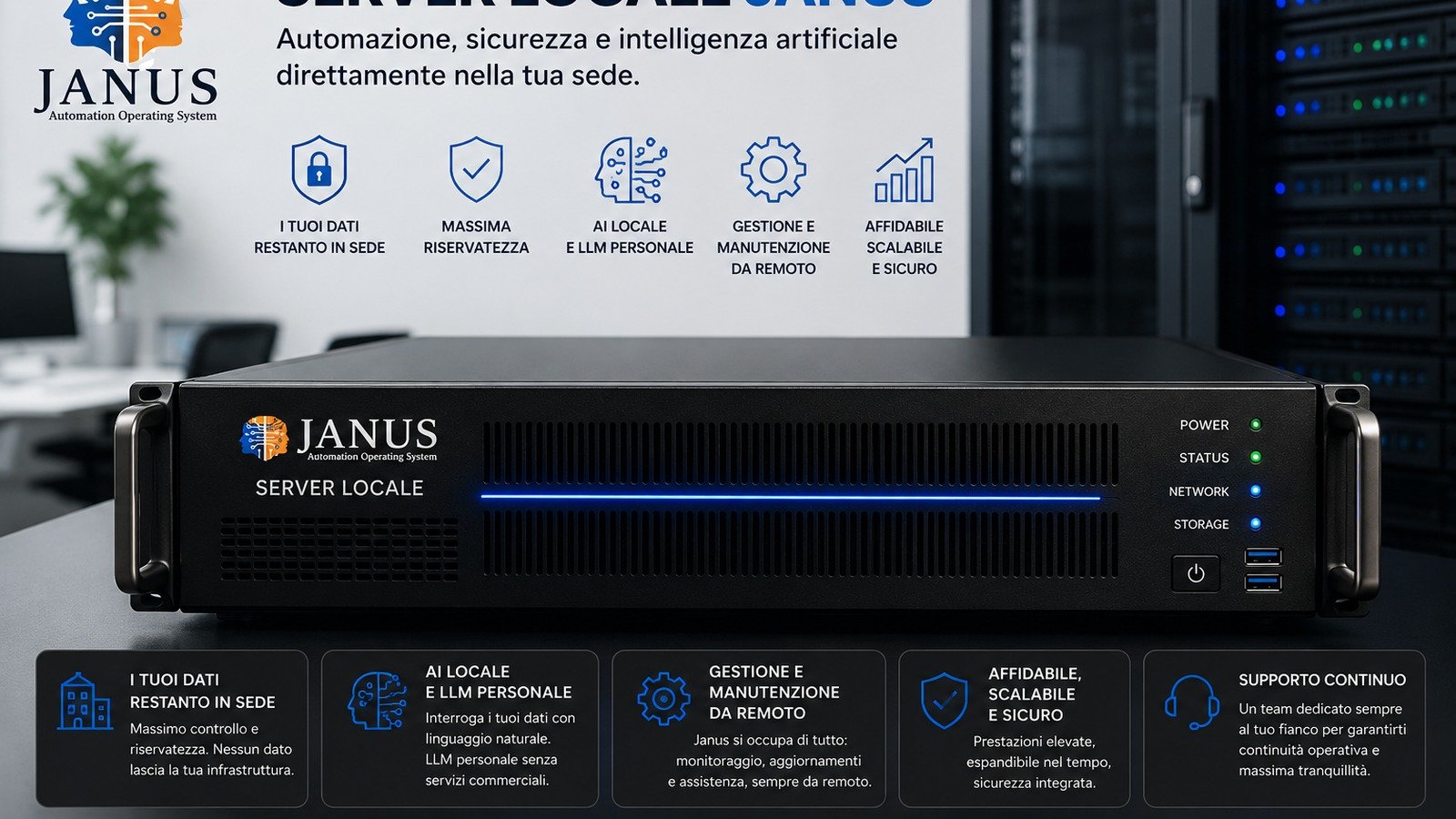 Janus – Server locale